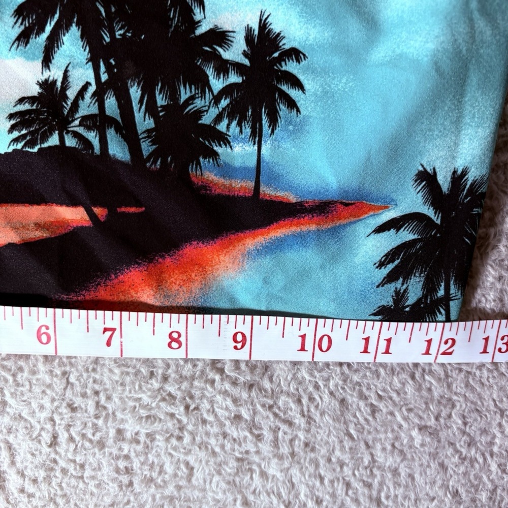 Billabong Board Shorts Sundays Airlite Mens Blue Black Tropical Size 38 Beach - Picture 8 of 12